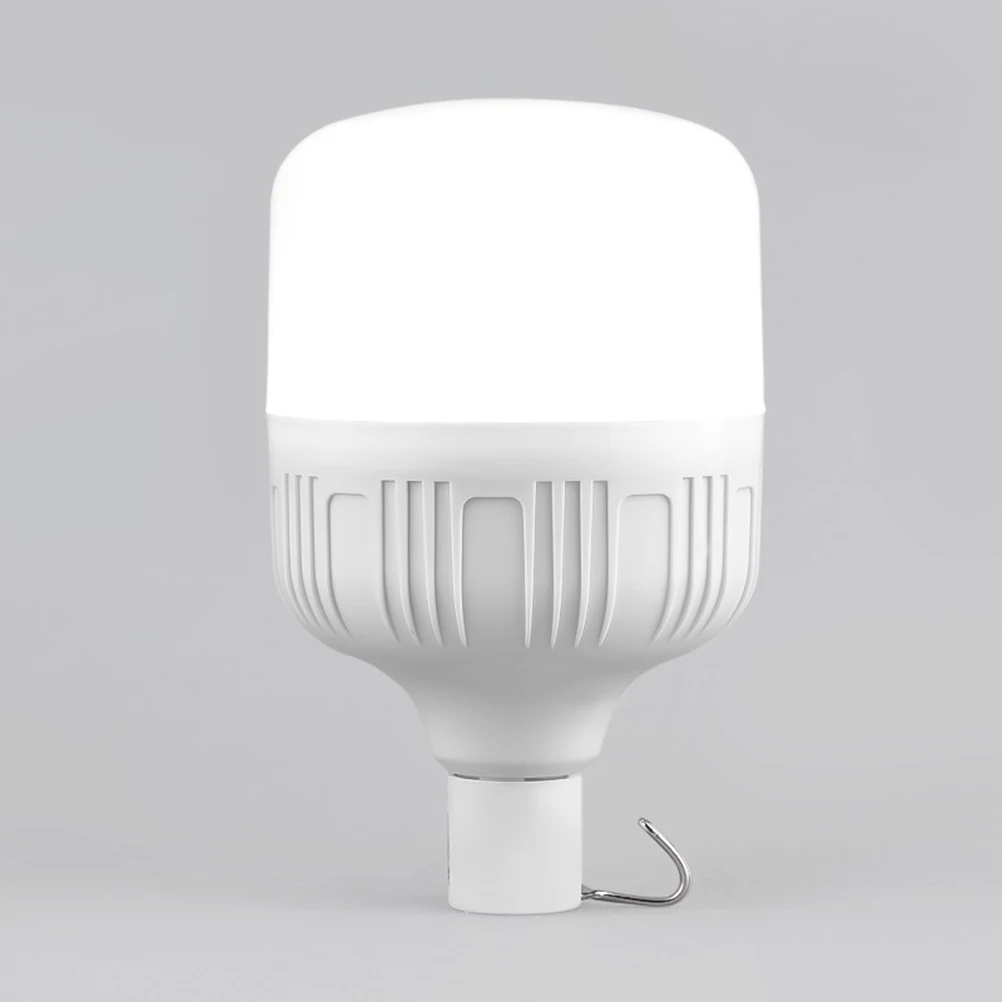 

1pc 30W Waterproof Led Lamp Outdoor Charging Bright Portable Tent Light Camping Night Market Stall Lamp For Power
