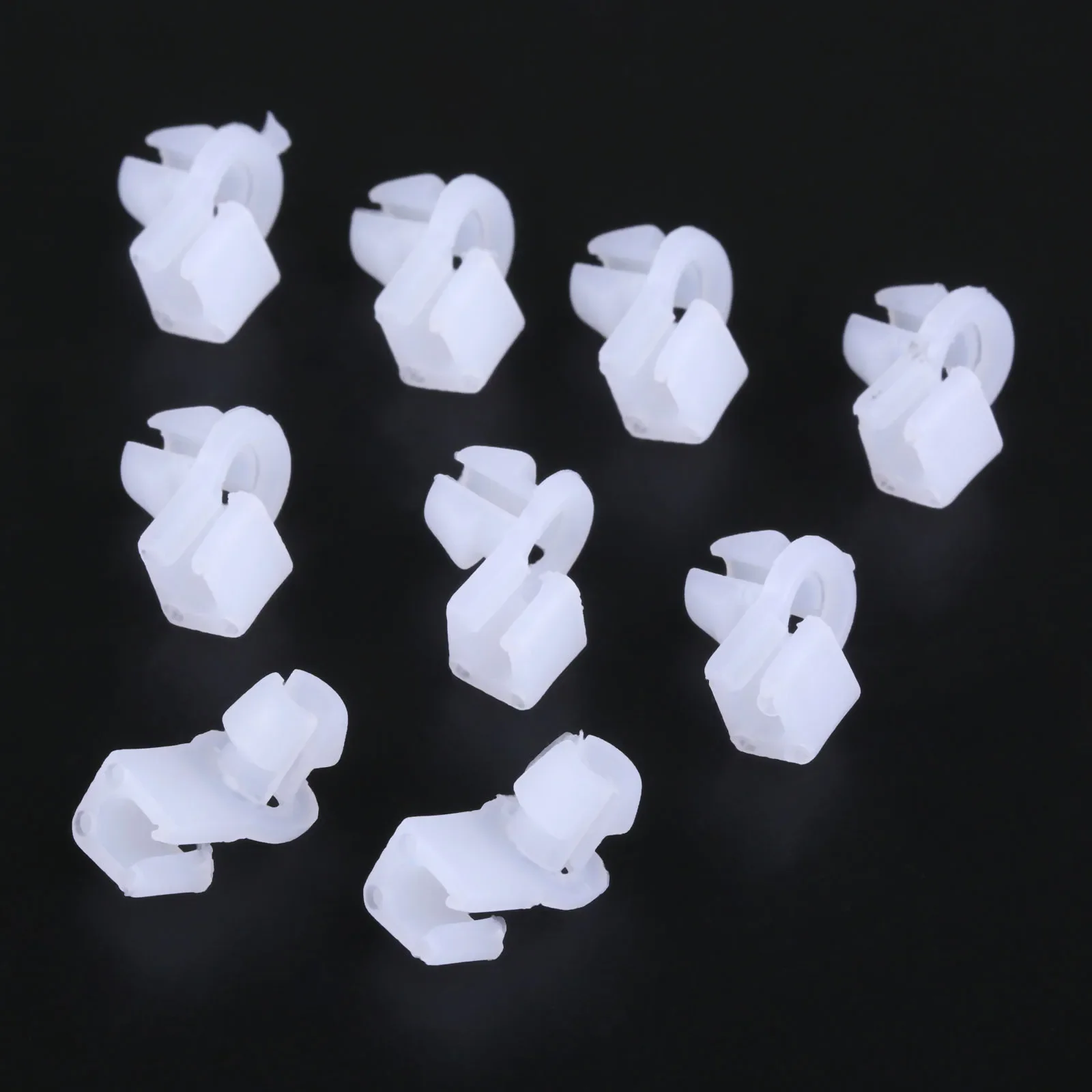 100Pcs M03 Auto Universal Plastic Door Round head Lock Rod Clip Side Fasteners Retainers Car Wire Clips