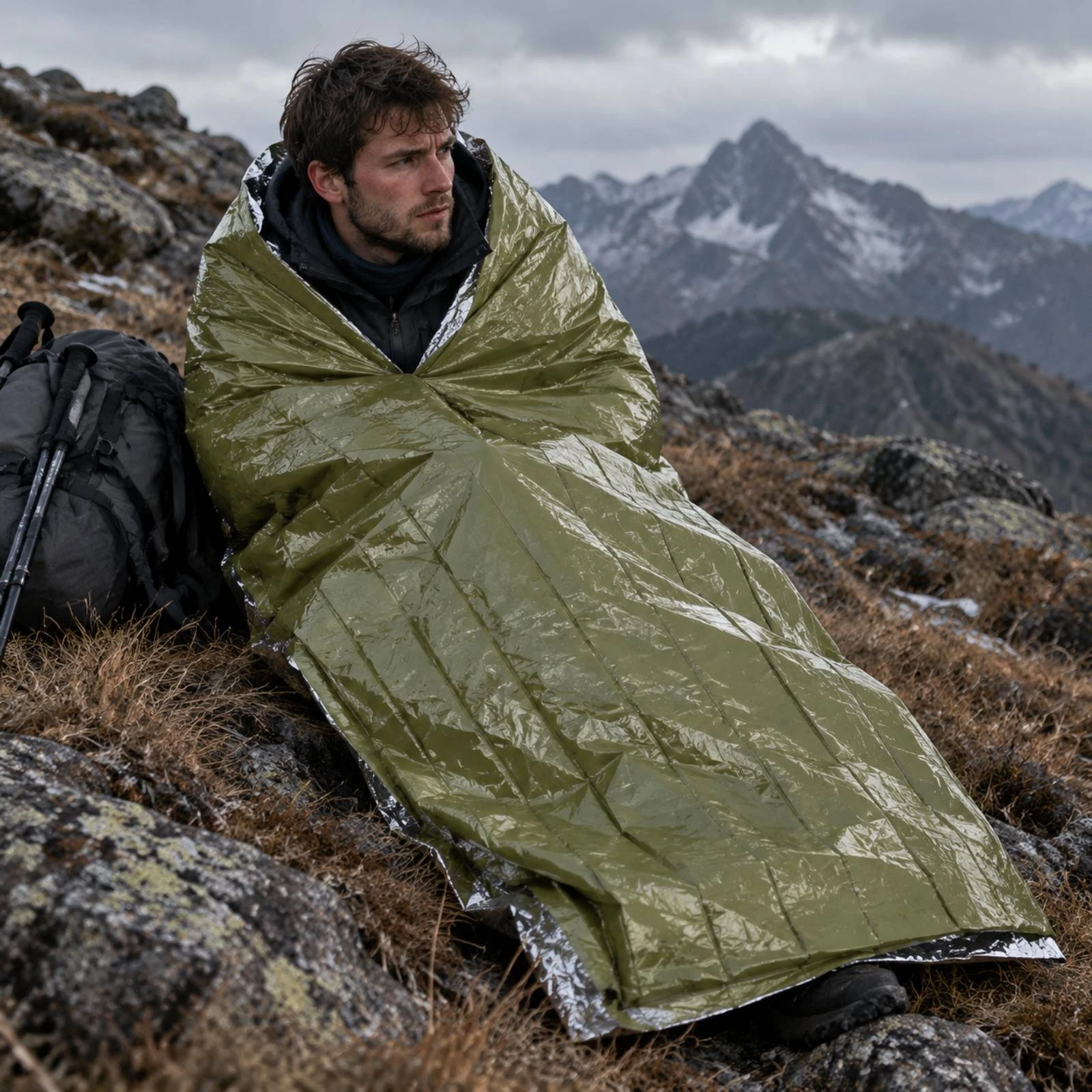 Kantong Tidur Darurat, Tahan A - Bivy Bag Emergency ulasan dan harga
