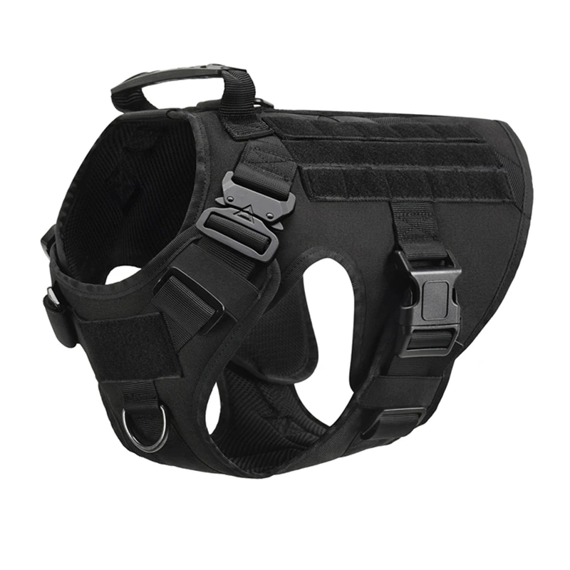 Tactical Military Vest Pet German Shepherd Golden Retriever Tactical  Training Dog Harness and Leash Set For All Breeds Dogs, image 16