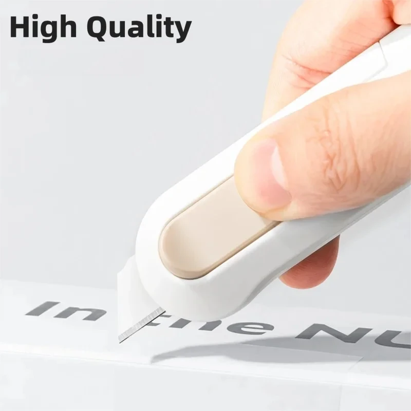 1 Piece Compact Mini Portable Utility Knife Sharp Retractable Paper Cutter Multifunctional Box Opener Wallpaper Cutting Hand