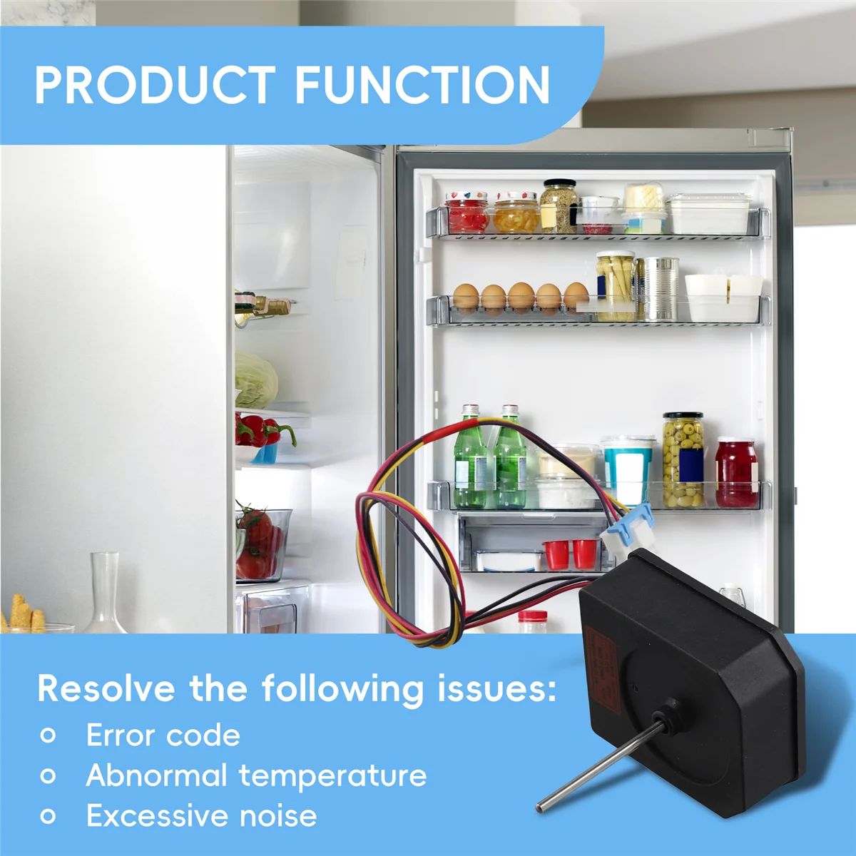 A66T لثلاجة LG قابلة للطي باب الفريزر تيار مستمر مروحة المحرك RDD056X22 EAU 63103002   أجزاء