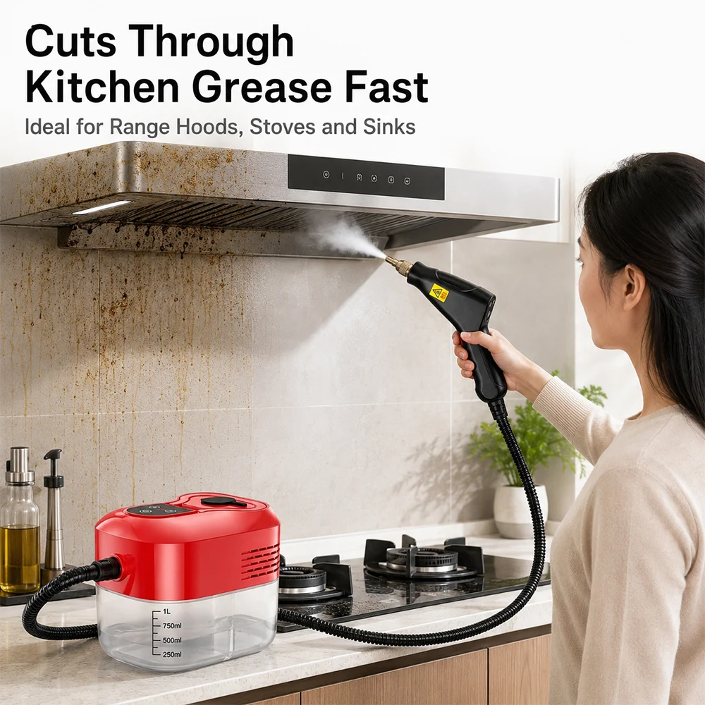 SIHAO Portable Steam Cleaner high pressure Household Sterilization for Air Conditioner Kitchen Hood