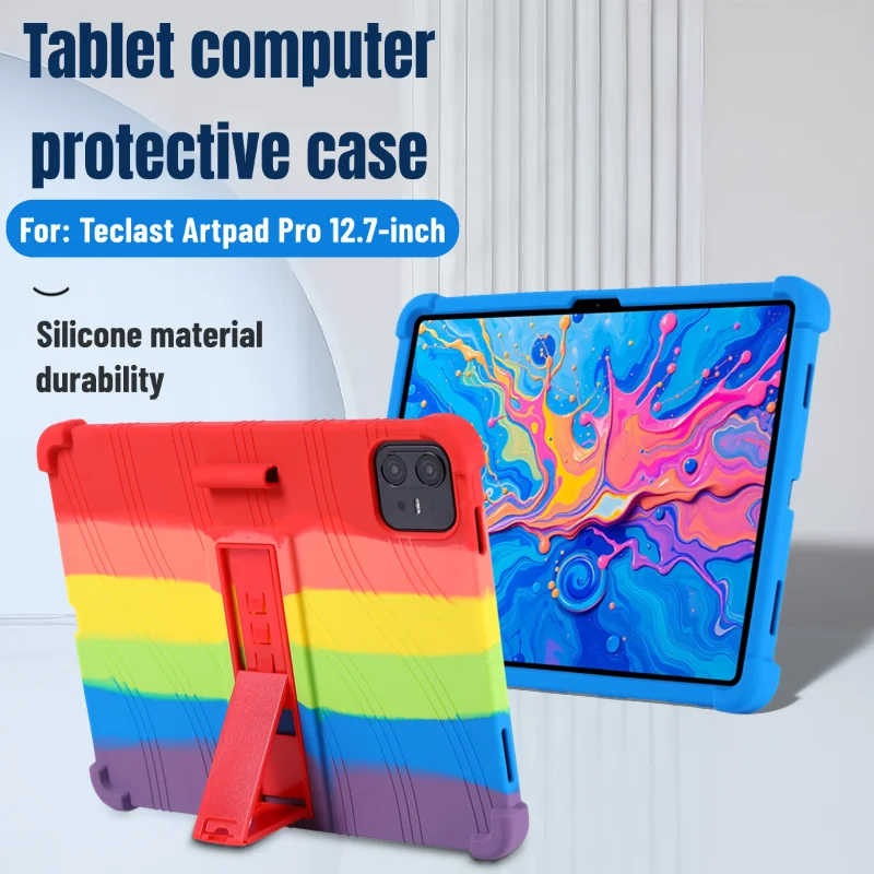 For Teclast  Artpad Pro 12.7-inch Case  Eco-Friendly Silicone Tablet Case - Soft Shell Design, Shockproof & Durable Protection