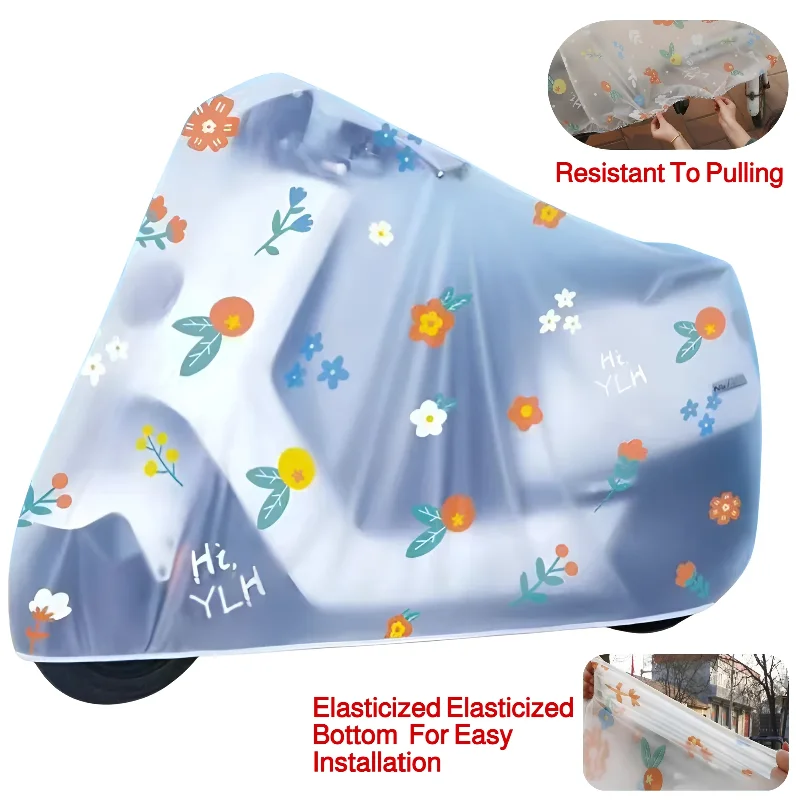 

Bicycle Rain Cover Waterproof UV Protection Dustproof Portable Protective Bike Gear for Electric Bike MTB Outdoor Cycling