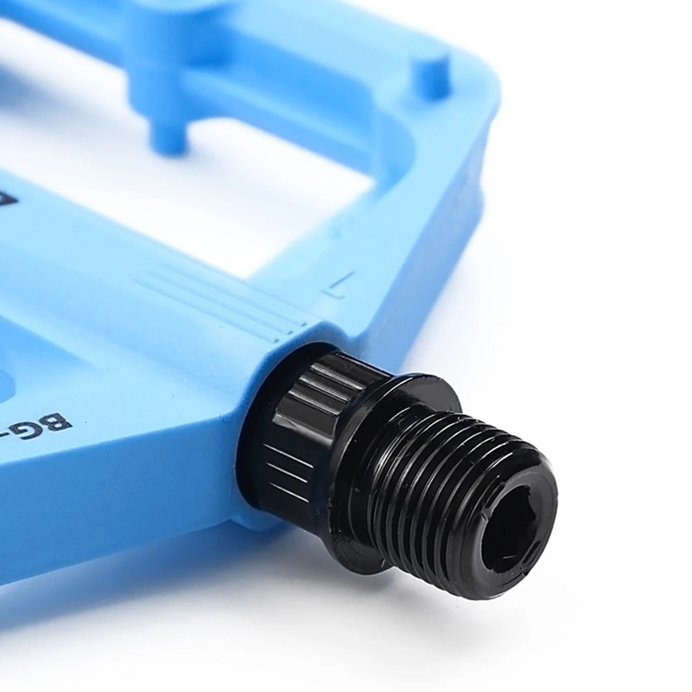 Pedali per bicicletta in nylon con doppio cuscinetto DU con riflettore Pedali per bici ultraleggeri Pedali per piattaforma per bicicletta impermeabili Accessori per bici