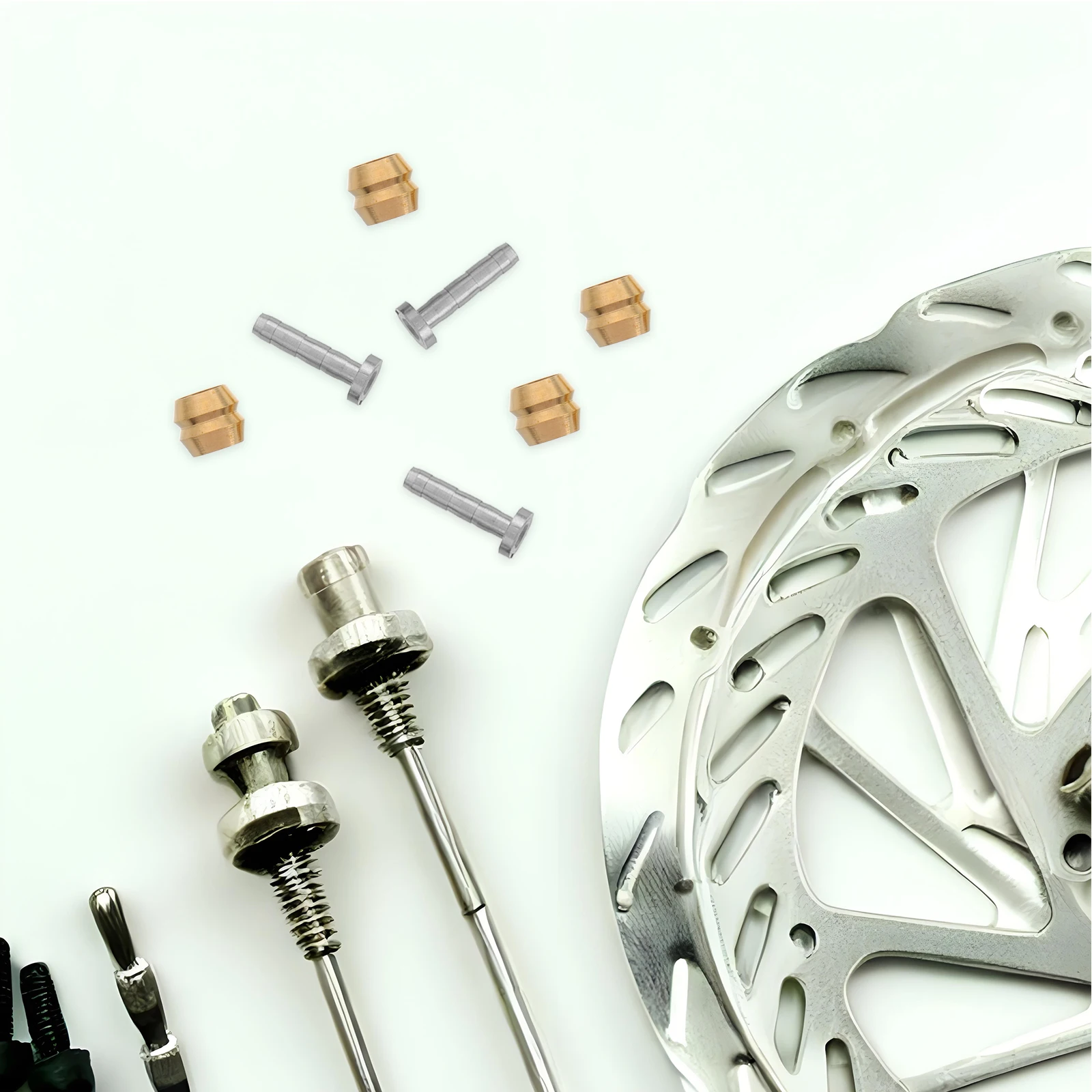 

Mountain Bike Accessories Hydraulic Disc Needle Copper Hose Connector 10 Sets Brake Olive Insert Tool Enhanced Performance