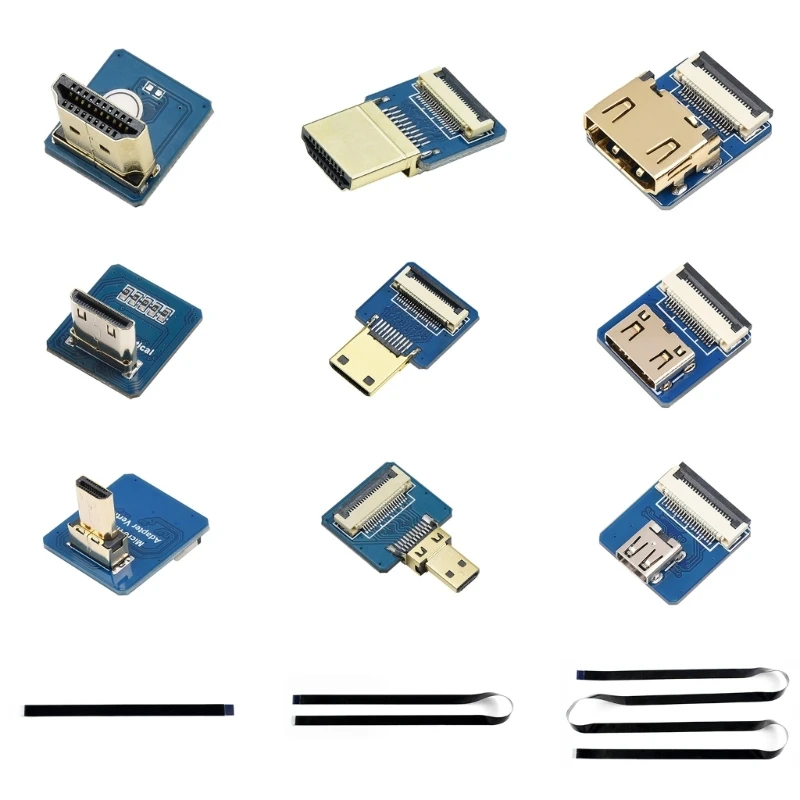 Small HDTV Plug Adapters MultiType Adapters Couplers Improve Device Connection