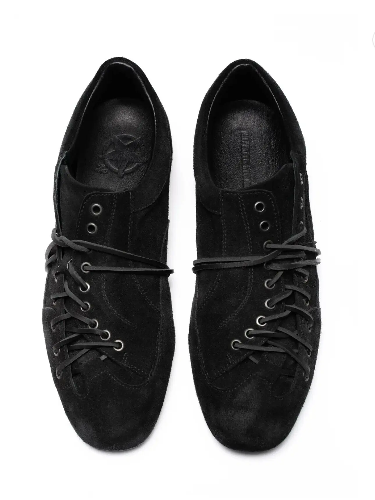 No Faith Studios Alien Deconstruction Suede Flat Soccer Training Top Layer Cowhide Vintage Sneakers