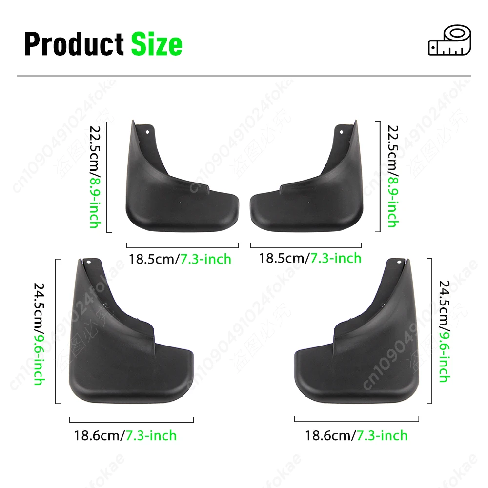 For Volkswagen VW Jetta Bora Mk5 A5 2006 2007 2008 2009 2010 Fender Mudflaps Splash Guards Mudguards Mud Flaps car Accessories