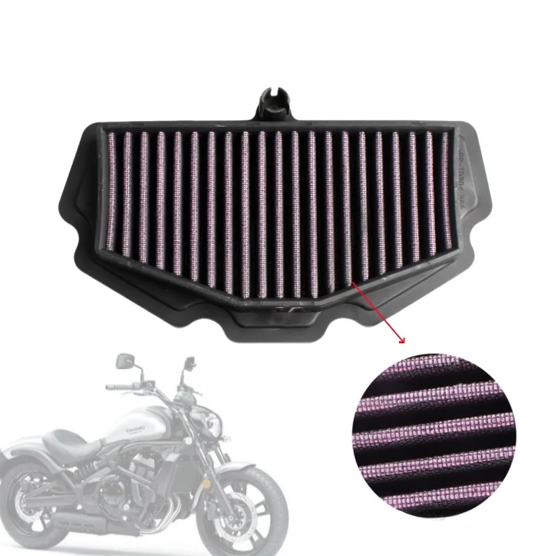 

For Kawasaki EN650 Vulcan-S 15-20 EX650 17-20 KLE650 15-20 Z650 Ninja 650 Versys 650 Edition Motorcycle Accessories Air Filter