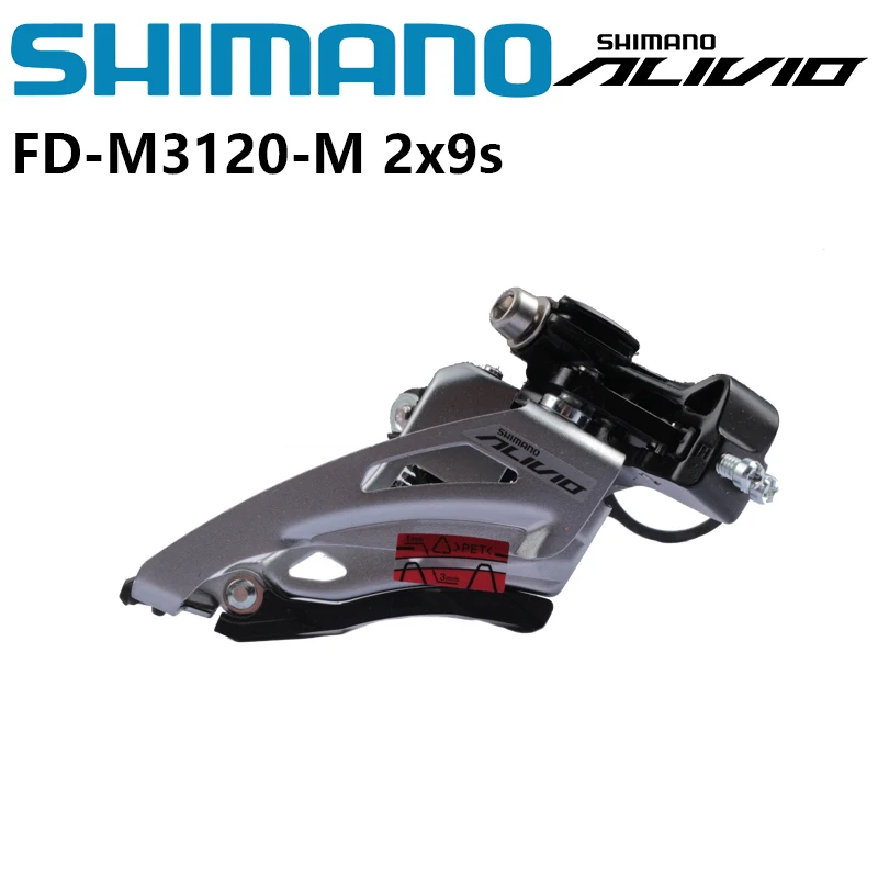 SHIMANO ALIVIO M3100 Series FD-M3120 2x9s Front Derailleur For MTB Mountain Bike SIDE SWING 34.9mm Original Shimano Bicycle Part