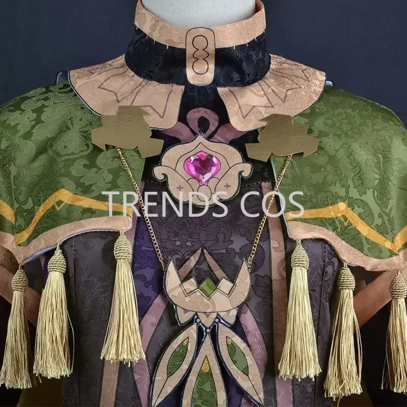 Tessuto Jacquard Collei Sumeru Dendro Avidya Forest Ranger Trainee Costume Cosplay Comics Collei Parrucca