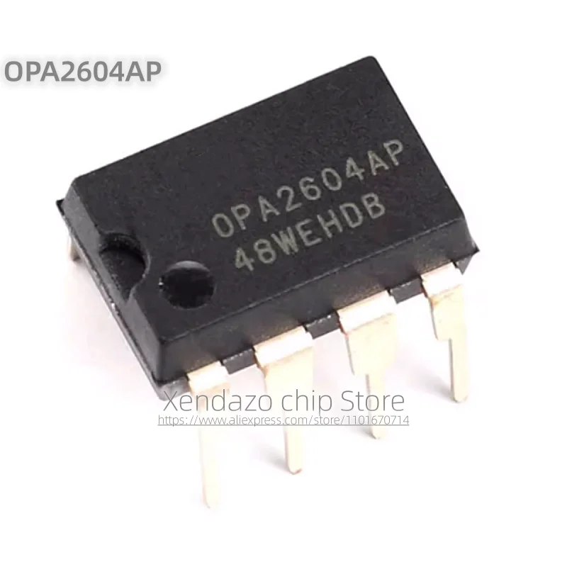 10pcs/lot OPA2604AP OPA2604A DIP-8 package Original genuine Operational amplifier chip