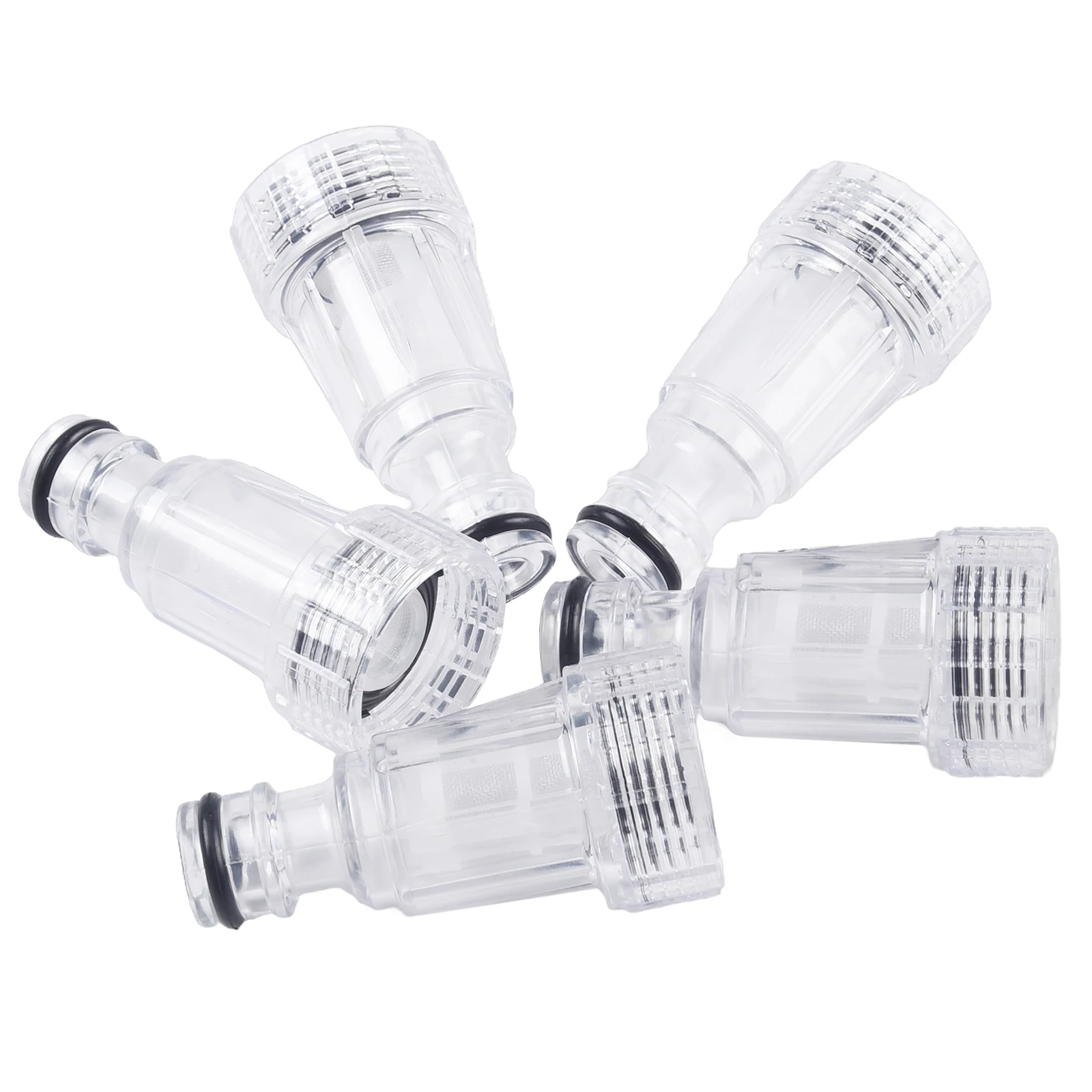 5pcs Car Clean Machine Water Filter 175 PSI High Pressure Washer Connection Pressure Washer Accessories For Karcher K2-K7 Series