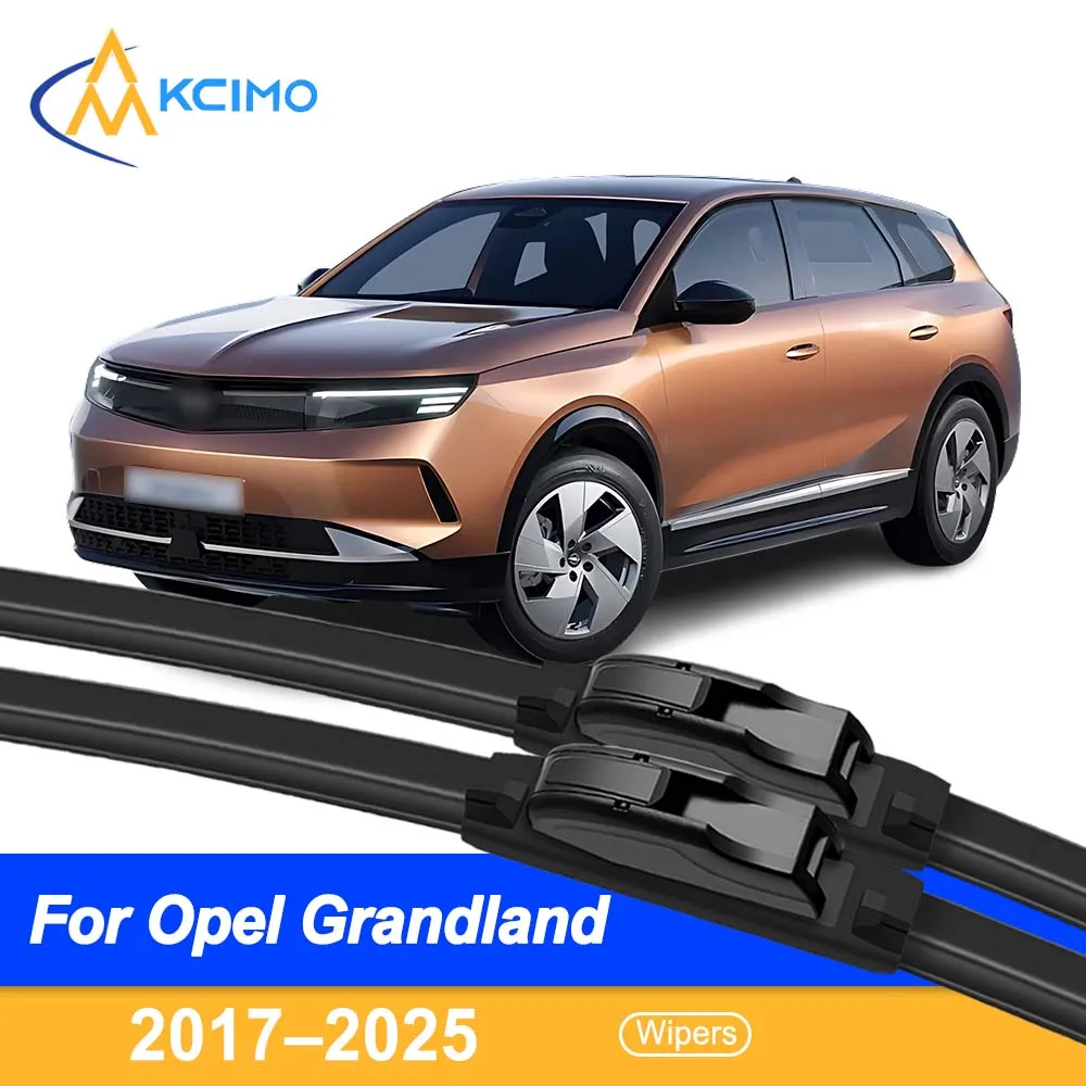 

For Opel Grandland Front Wiper Blades 2017-2025 Automotive Wiper Windshield Accessories 2 pieces