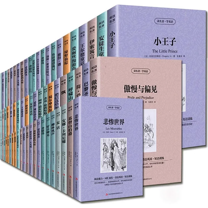 Read Classic Literature and Learn English, Bilingual Version in Chinese-English, World Classic Literary Works, The Little Prince