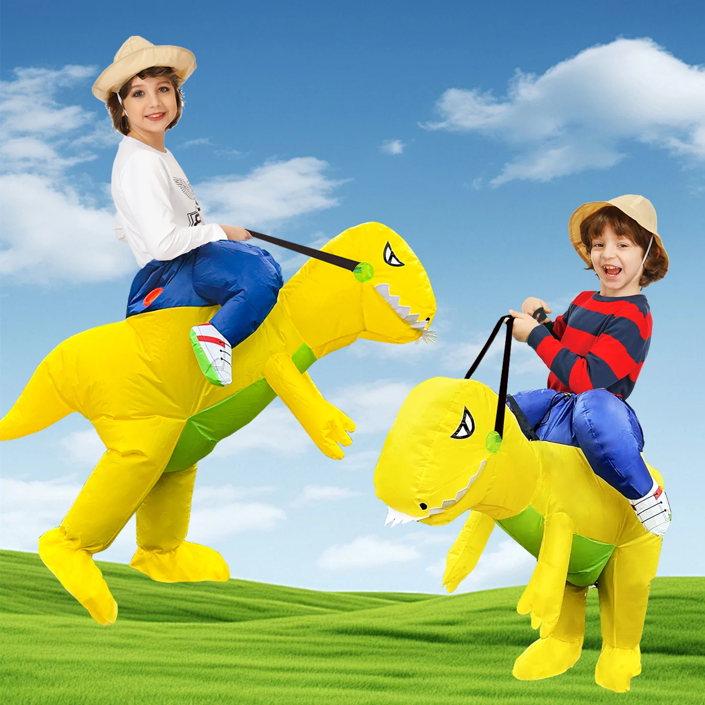 

Children's dinosaur inflatable costume fun role-playing costume party Halloween costume party cosplay props