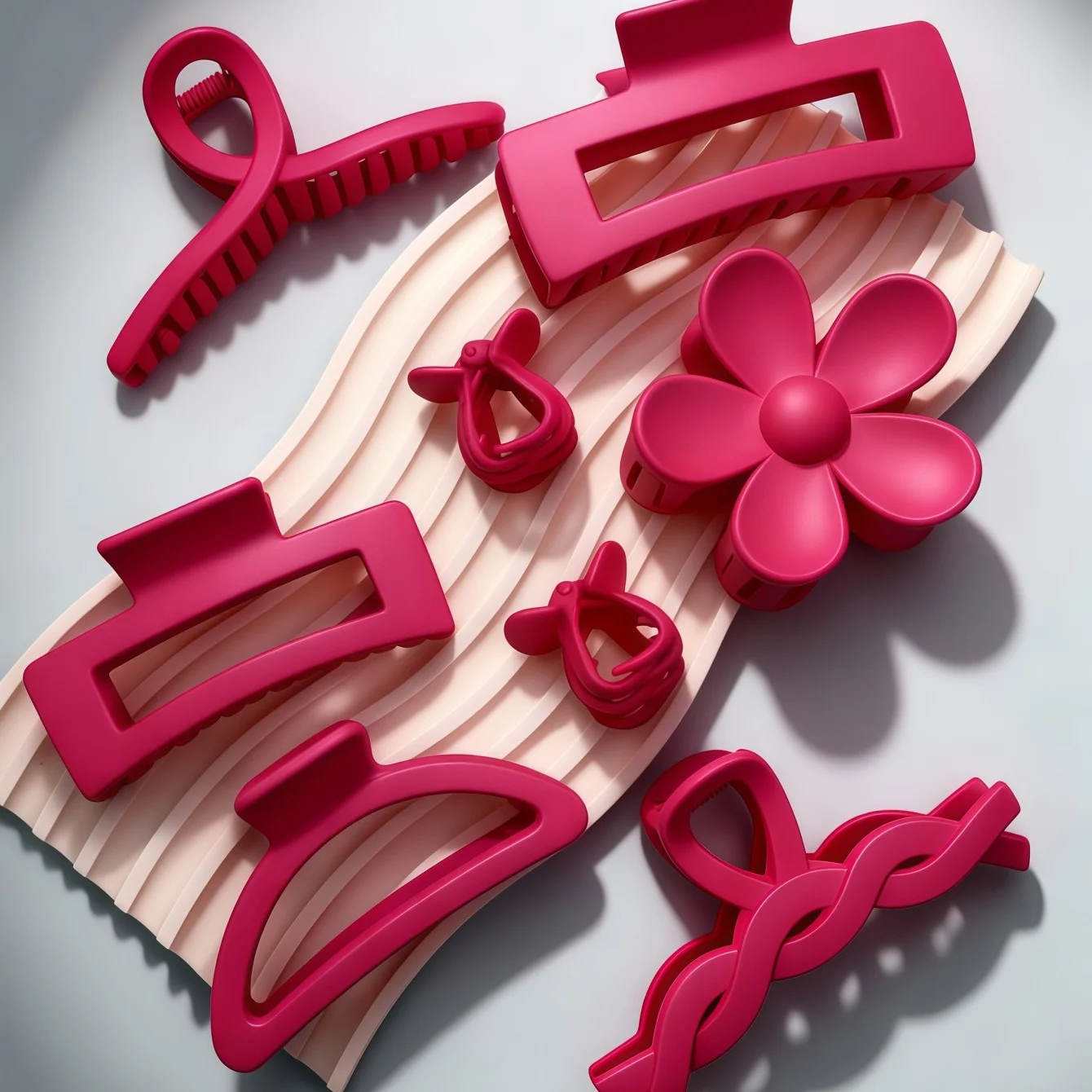 

8 шт./компл. коготь для волос для женщин, большие заколки для волос для девочек, густые тонкие волосы, вьющиеся волосы, большая матовая заколка для волос, сильная фиксация челюсти