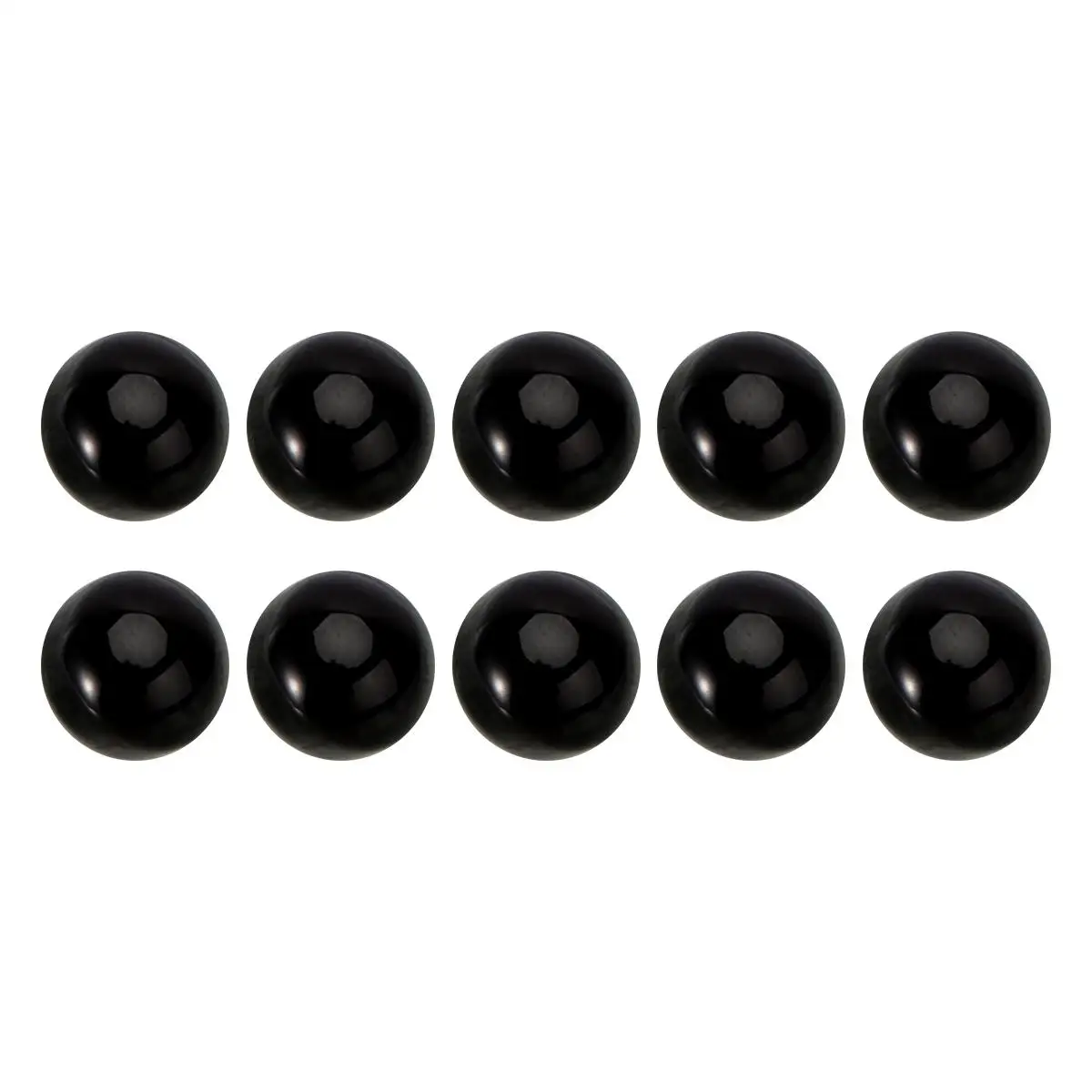 

10 Pcs Round Pearl Buckle Circular Shirt Bead Imitation Jade Buttons Loose Pearl Decorative Fastener For DIY Clothes Bags