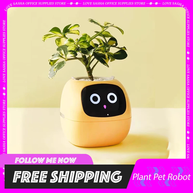 Ivy Plant Pet Robot Creative Interaction Tamagotchi Pet Cute Smart Flower Small Pot App Control Custom Pet Plants Emotions Robot