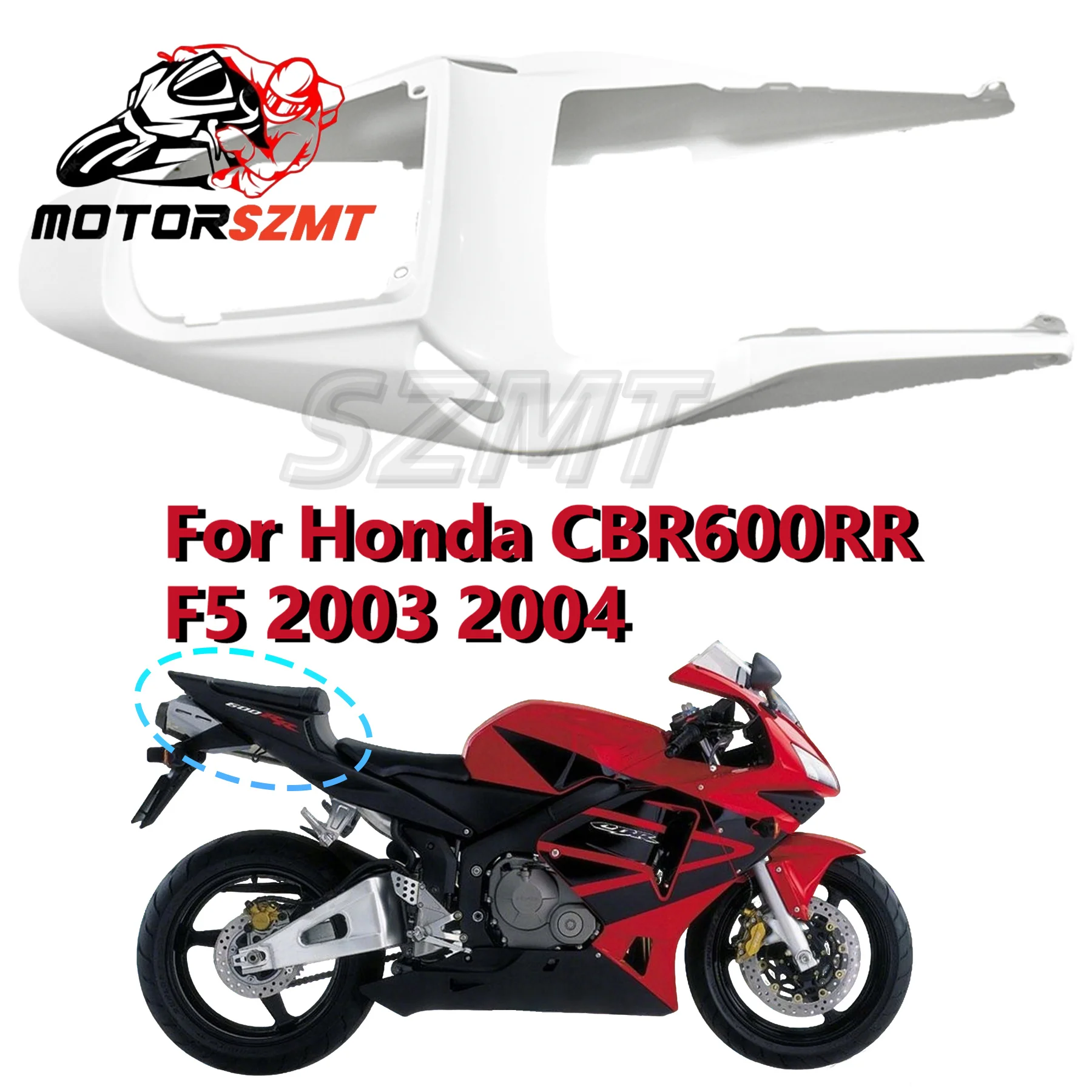

Для Honda CBR600R F5 2003 2004 2005 2006, задняя крышка мотоцикла, задний обтекатель, чехол на заднее сиденье, инъекция ABS