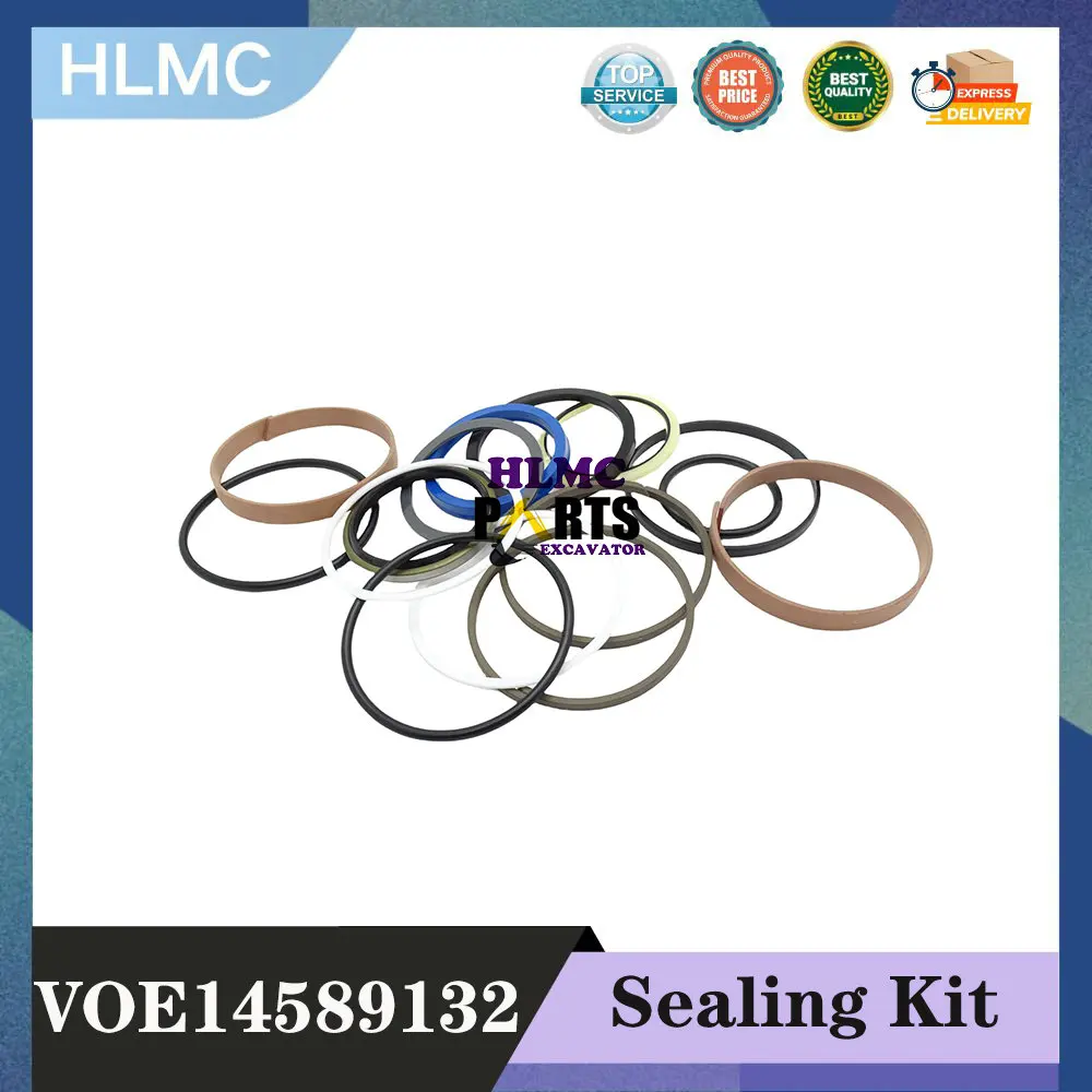 

Детали экскаватора EC210BLC Комплект уплотнений цилиндра ковша стрелы рычага ​ VOE14589129 VOE14589131 VOE14589132