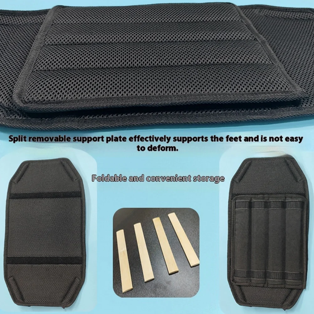 

Опорная пластина для гамака самолета, регулируемые подушки для гамака для ног, легкая опора для ног, подушка для ног для длительного путешествия, подставка для ног