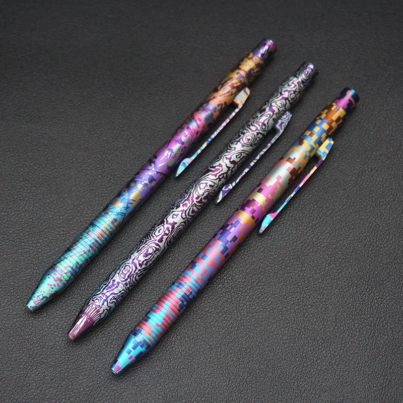 Titanium Alloy Multifunctional Tactical Pen Outdoor EDC Portable Business signature pen Office stationery