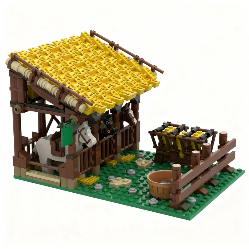 481-piezas-moc-castillo-medieval-con-establos-bloques-de-construccion-regalo-de-navidad-exhibicion-3d-diy-ladrillos-para-manualidades-coleccion-educativa-de-cumpleanos