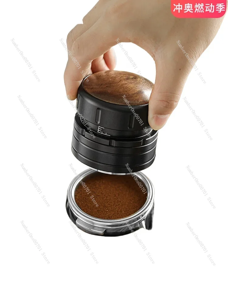 

Bomber Press Type Coffee Tamper 58mm Horizontal Constant Slow Rebound Italian Powder Tamper