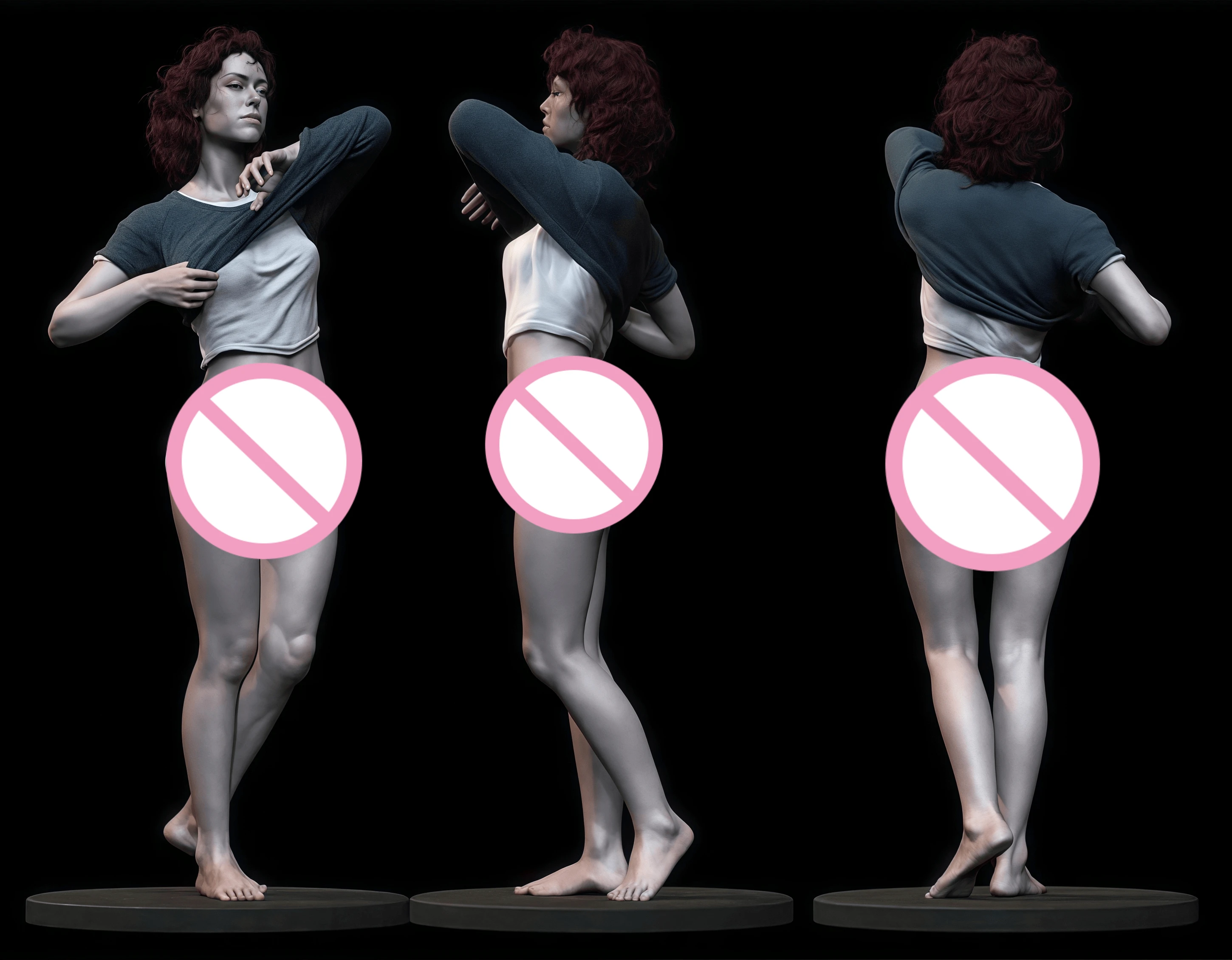 

NSFW 1/24 Casting Resin Model Kit, GK， Beautiful Girl, Unpainted Toy Model