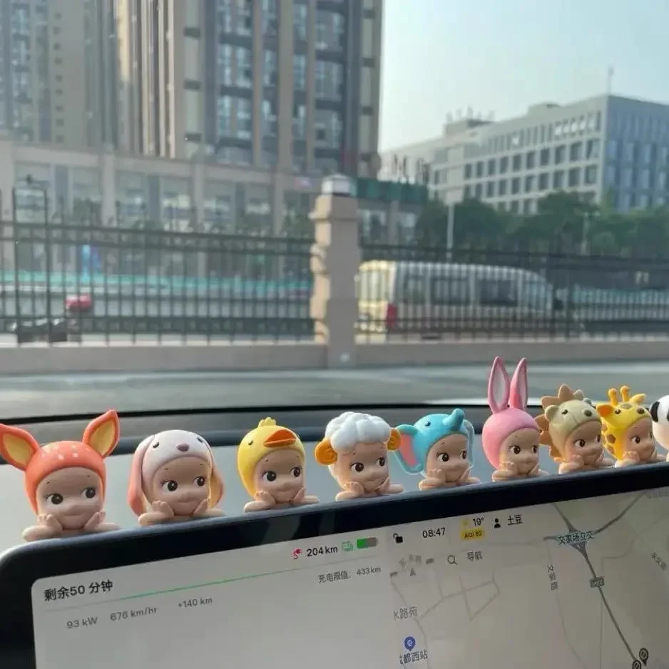 New Product Party Angel Cheek Blind Box Set Car Ornament Anime Character Toy Cute Hippie Cartoon ﻿