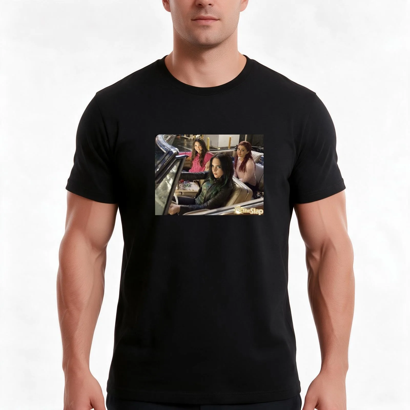 Victorious the slap T-Shirt, Summer Casual Cotton Tee, Oversized Streetwear Tops, Vintage Graphic Print, Loose Fit Short Sleeve