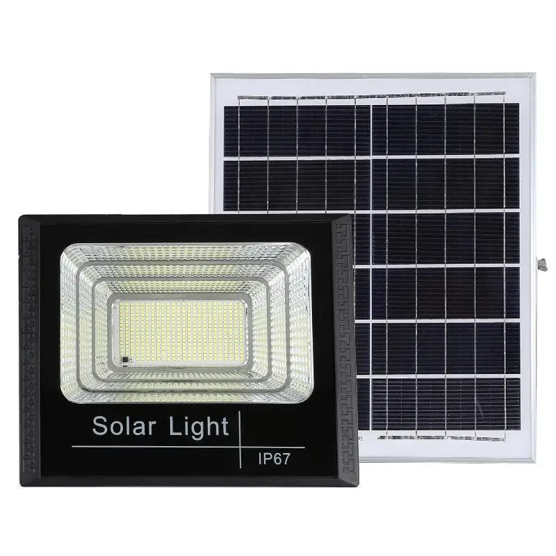 50W/100W Solar Flood Lights With Remote Control Outdoor IP65 Waterproof Solar Powered Spotlight Solar Reflector Wall Lamp
