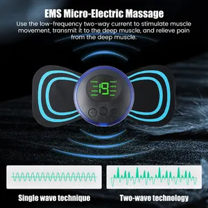 Mini tragbarer EMS -Halsmassage, elektrischer Maca -Hals zur Linderung von Halsmuskelschmerzen und Schulterentspannung, Patchmassage 10 Hauptverkaufssalbe für Dolores Muscle - №1