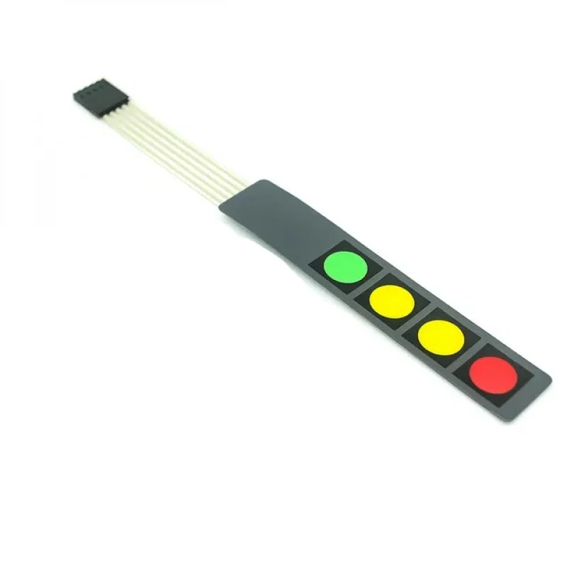 Panel de interruptor de membrana, botón, modificación de coche, luz de coche DIYHorn, 1 tecla/2 teclas/3 teclas/4 teclas, extensión