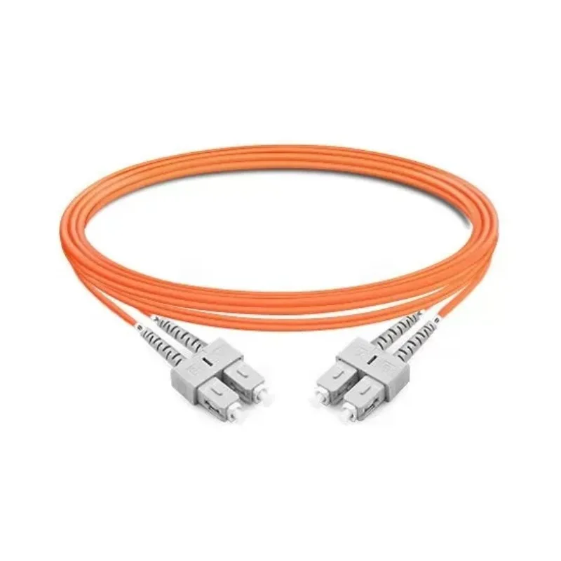 Duplex OM2 Multimode SC UPC-SC UPC 50/125 LSZH 2mm Optical Patch Cord For Gigabit LAN System