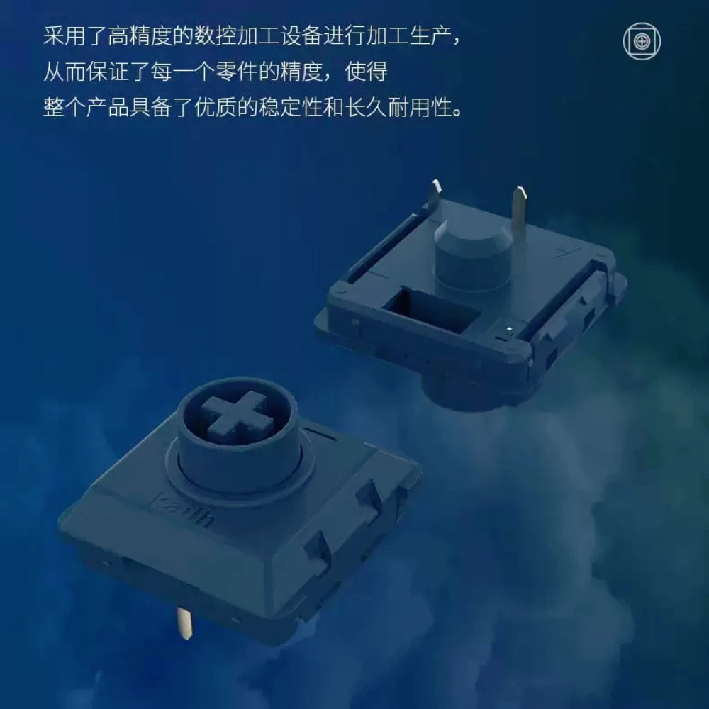 Wizard/ghost Switch Choc V2 Custom POM Low Profile 3pin/5pin Linear Keyboards Switch Mechanical Keyboard Axis Hitbox Accessory