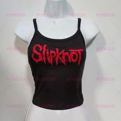 Slipknot sweetheart corset Halter Gothic Punk Tank Top Harajuku Rock Metal Concert Show Club Sexy Vinatge Sleeveless Tank Tops