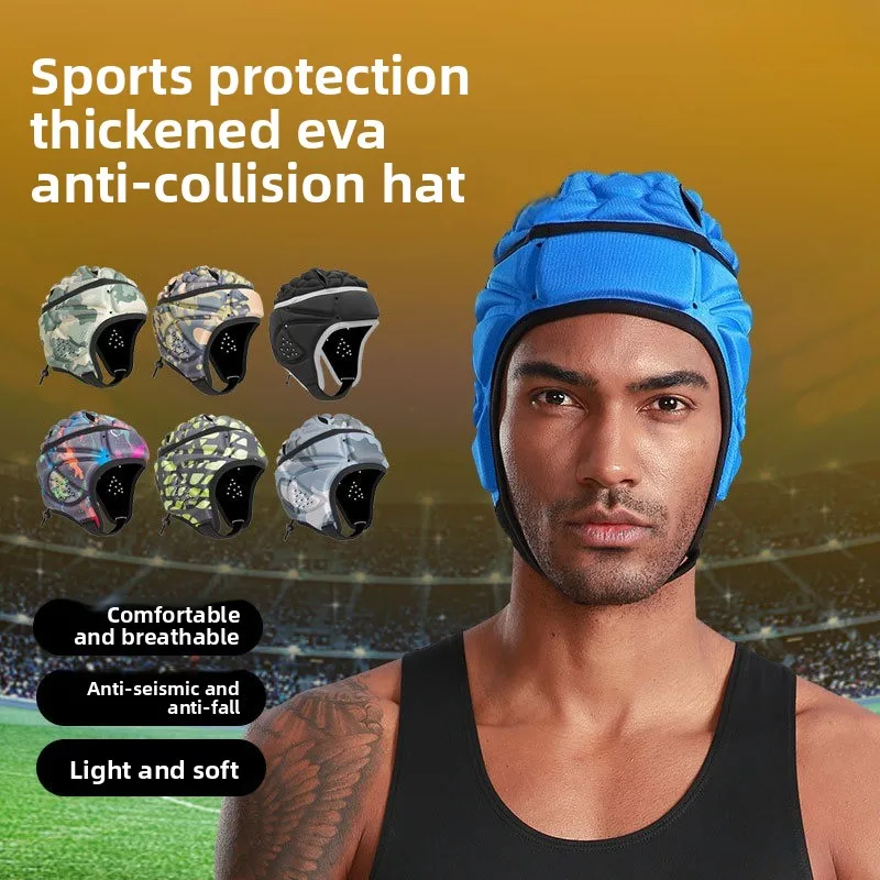 EVA Sponge Beard Hockey Goalkeeper Roller Skating Helmet Rugby Crash