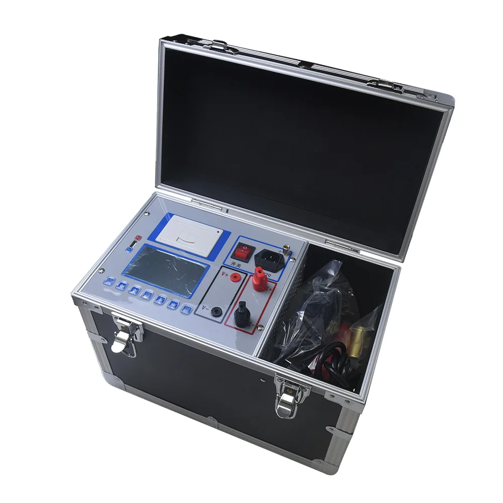 ZXY Portable LCD Display Screen 10A DC Resistance Tester Transformer Winding Resistance Meter 50Hz Multimeter Test Equipment