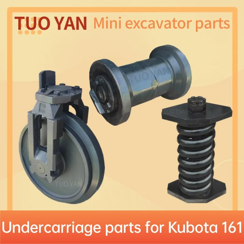 Factory Supply Mini Excavator Spare Parts Bottom Wheel for    U161 Idler Roller Mini Digger Parts U155 Sprocket