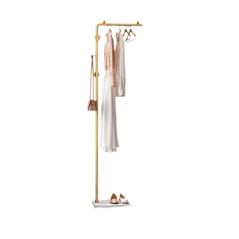 

Nordic hanger floor-to-ceiling bedroom simple household rack light luxury indoor pole-type clothes drying rack coat rack