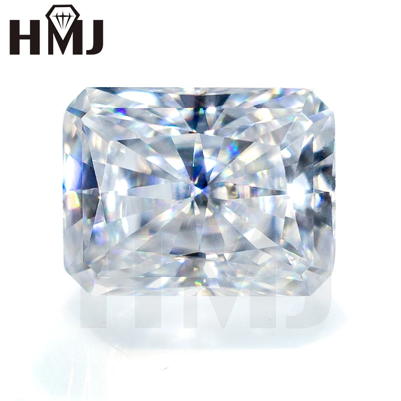 

D Color Moissanite Stone Wholesale Price 0.3ct-5ct Round Heart Emerald Radiant Pear Oval Princess Cushion Asscher Marquise Cut