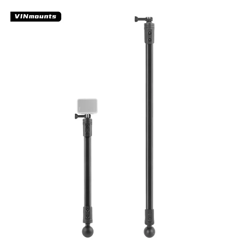 STLF Deference Length Durable Tough-Pole Clamp Mount for GoPro Hero & Osmo Action VIN-YD-300-1.5 or VIN-YD-600-1.5
