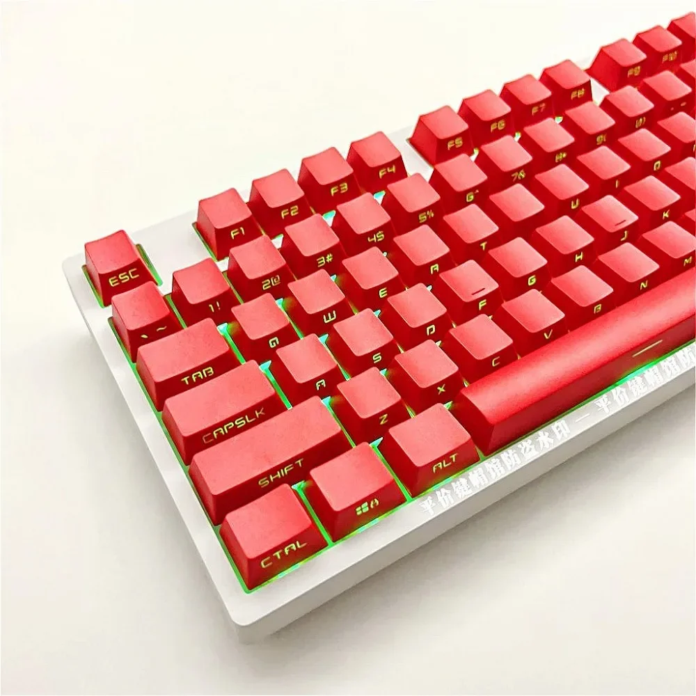 

Keyboard caps with gradual change OEM 131 key PBT light transmission for Cherry MX 104/87/61 mechanical keyboard accessories