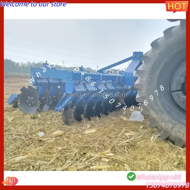 2026 Farm Machine Tractor Three Suspension Mounted High-speed Disc Raker High Speed Rake With Roller