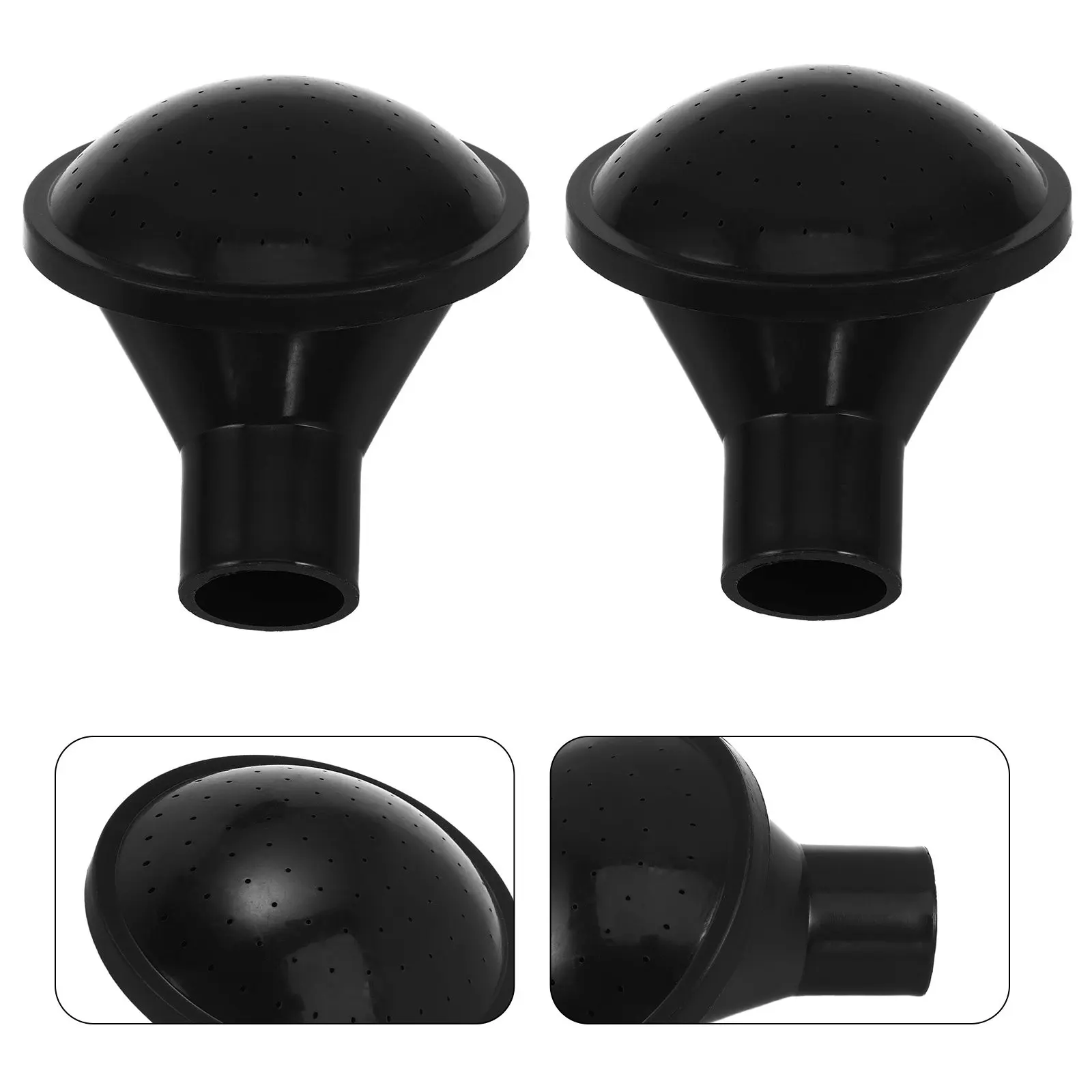 2Pcs 19Mm Watering Can Rose Head Plastic Sprinkler Nozzle Replacement for Garden Cans Leak Proof Uniform Spray Effortless Indoor