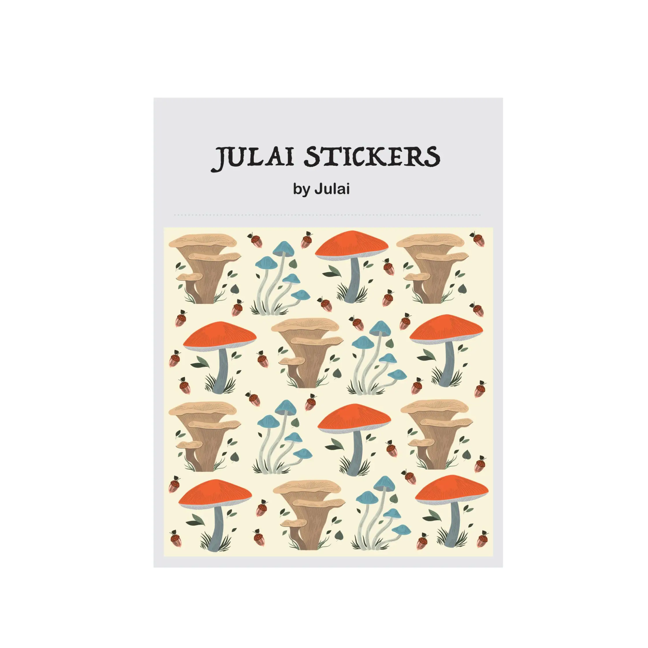 Colorful Cute Decorative sticker sheets Mushrooms kawaii Decor Sticker for Planner Notebook Journal Phone Diary Scrapbooking